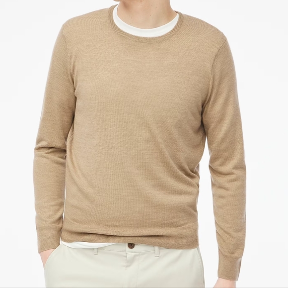 J Crew Men's Merino Wool Blend Crewneck Sweater New Size XL - Picture 1 of 2